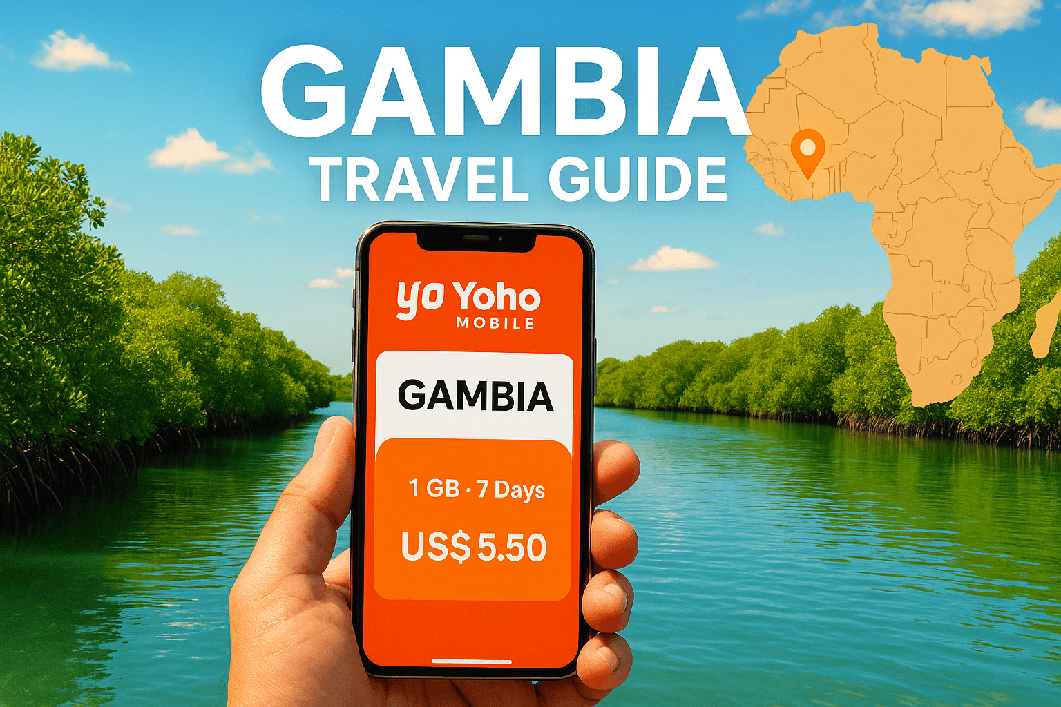Gambia eSIM: Instant Data for Your 2025 Trip | Yoho Mobile
