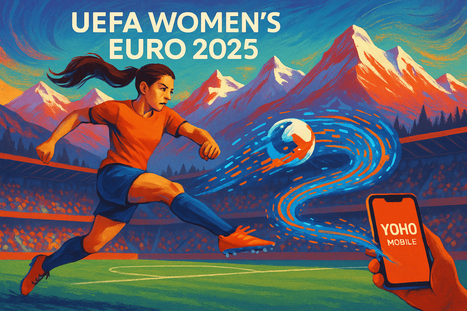 eSIM for Women's Euro 2025 in Switzerland | Yoho Mobile