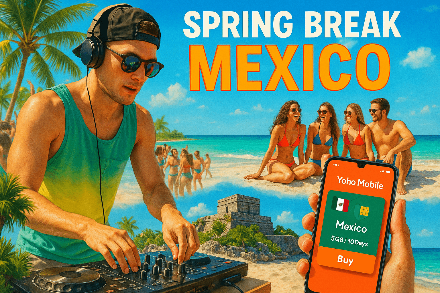 eSIM for Mexico: Easiest & Most Affordable for Spring Break 2026