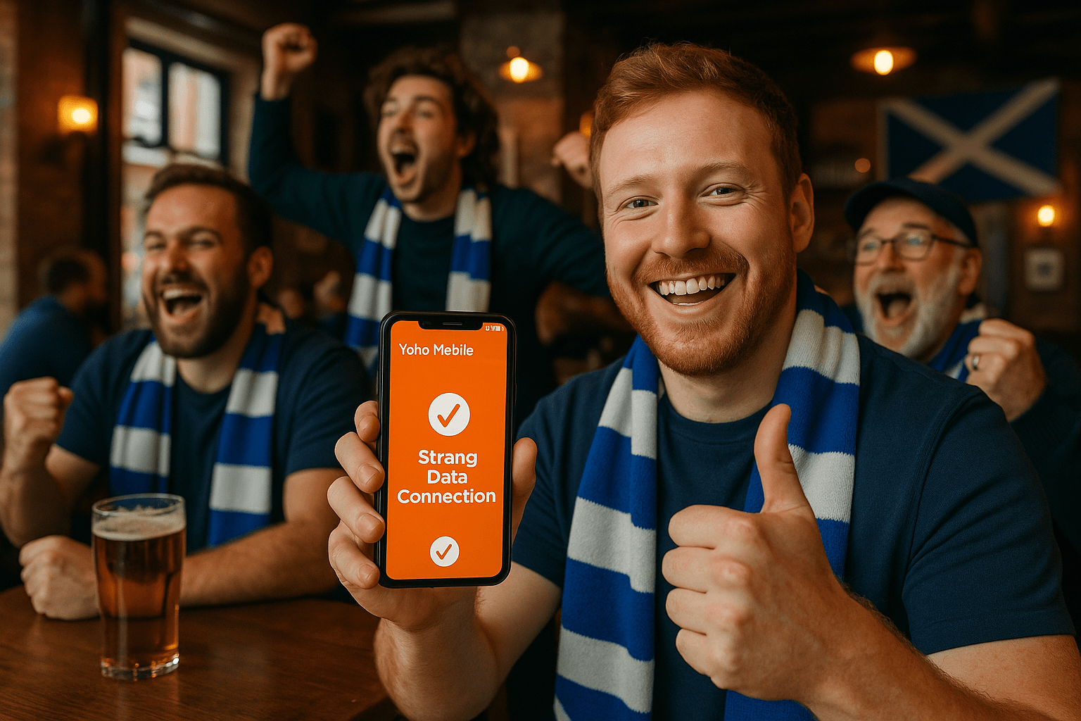 eSIM for Scotland: Stay Connected at Scottish Premiership Games