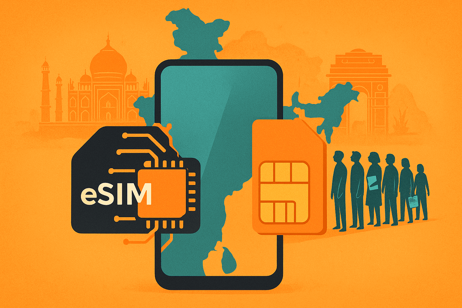 eSIM vs. Local SIM India (2025): Best SIM for Your Trip
