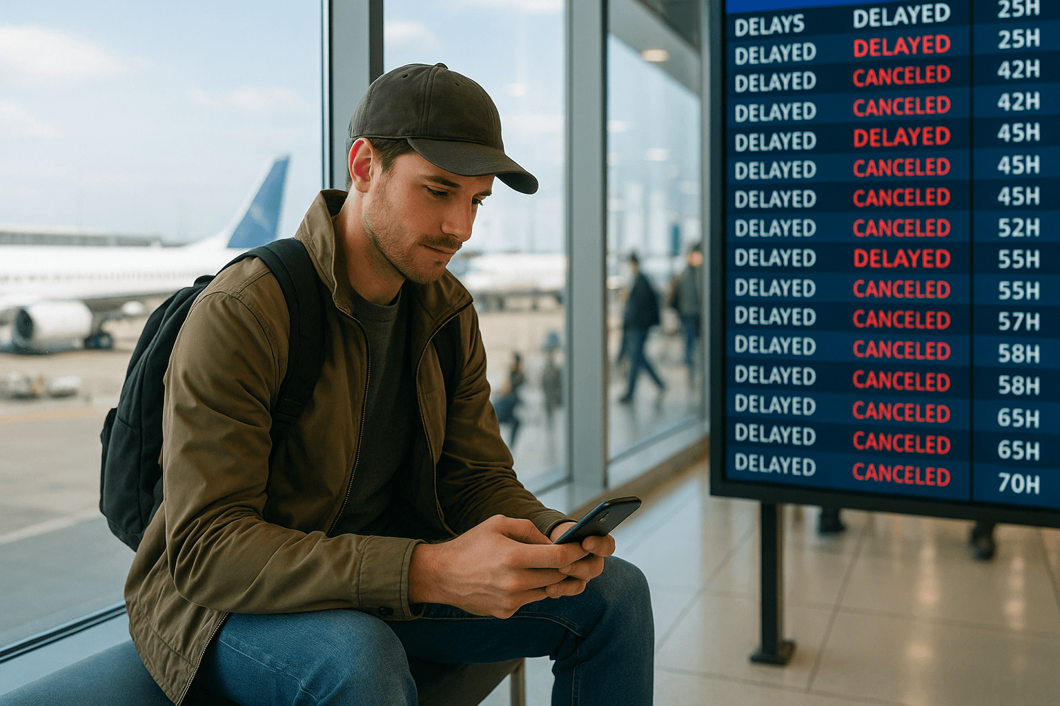 Flight Delays From Shutdown? Stay Connected & Rebook with an eSIM