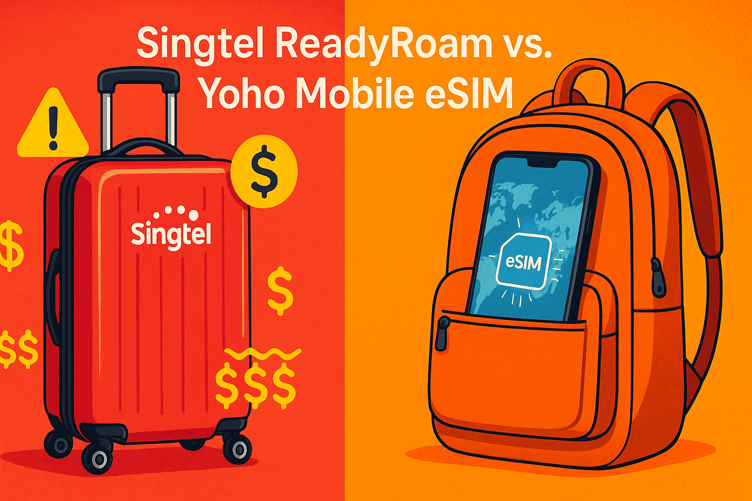 Singtel ReadyRoam vs Yoho Mobile eSIM: 2025 Singapore Guide