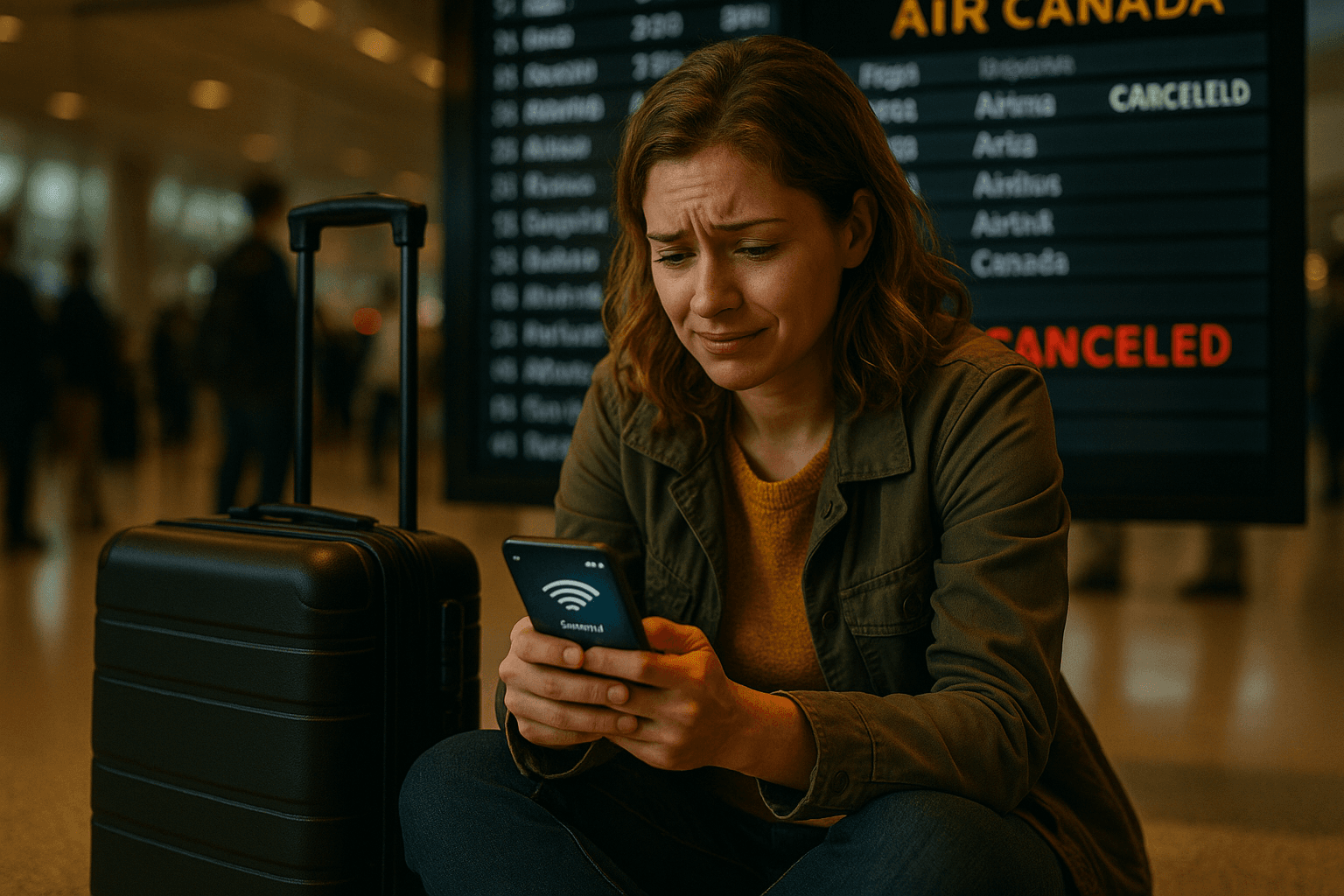 Air Canada Flight Canceled? A Digital Survival Guide