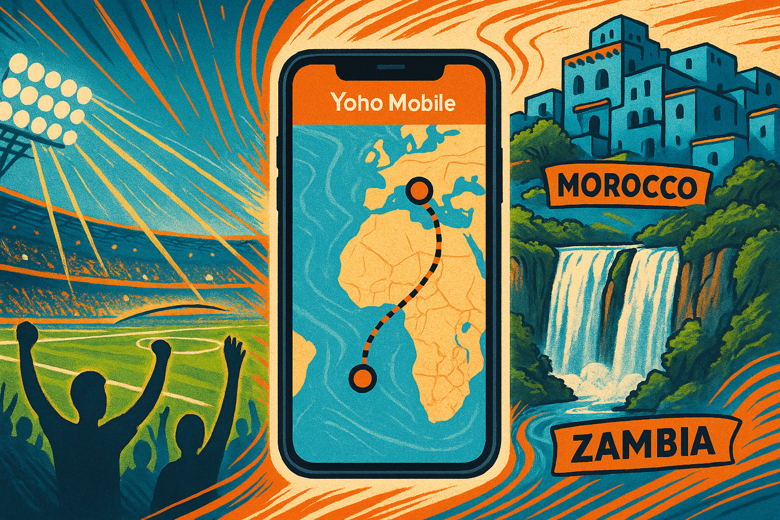 eSIM for Zambia & Morocco Match: Stay Connected | Yoho Mobile