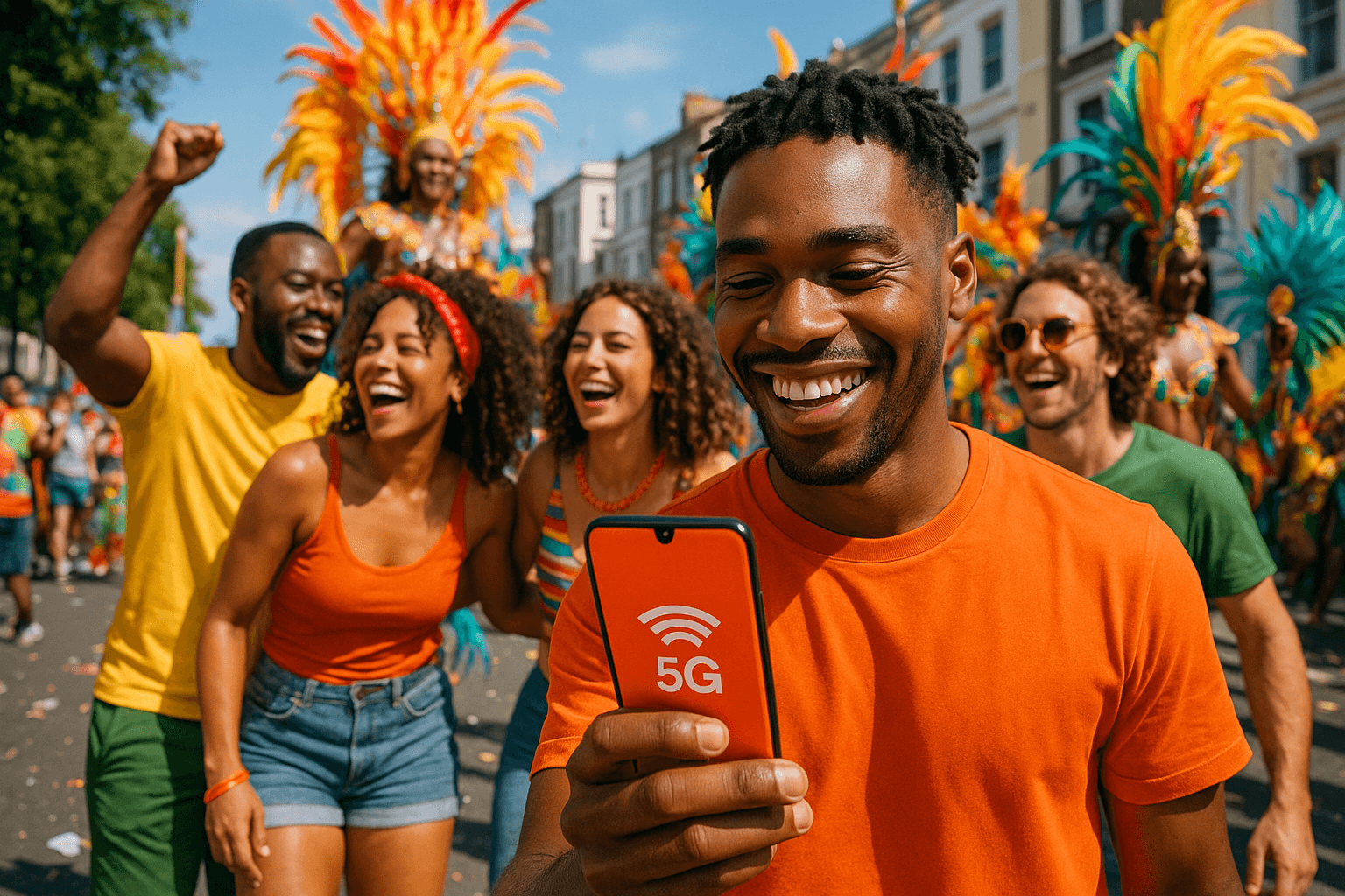 eSIM for Notting Hill Carnival 2025 | Yoho Mobile UK Plans