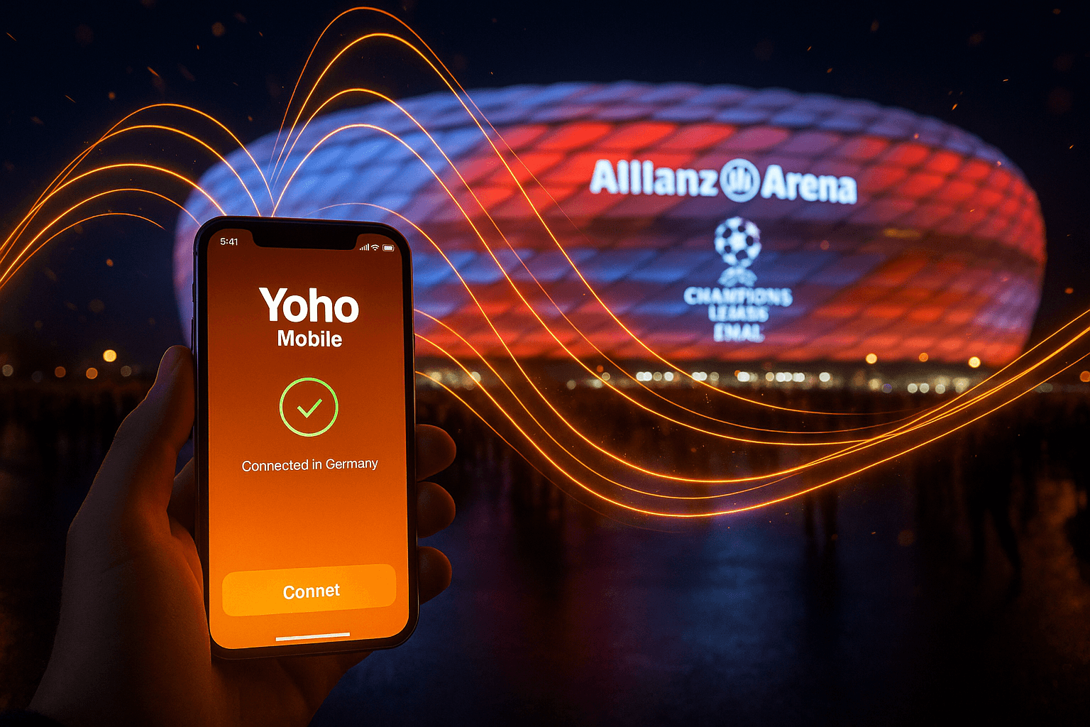 eSIM for Champions League Final 2026 in Munich | Yoho Mobile