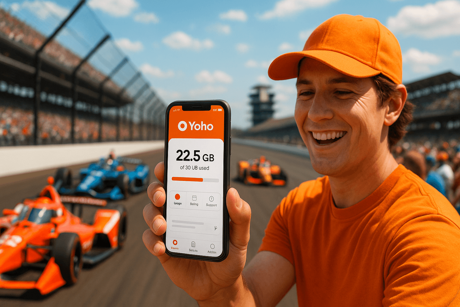 Best USA eSIM for Your IndyCar Race Trip | Yoho Mobile