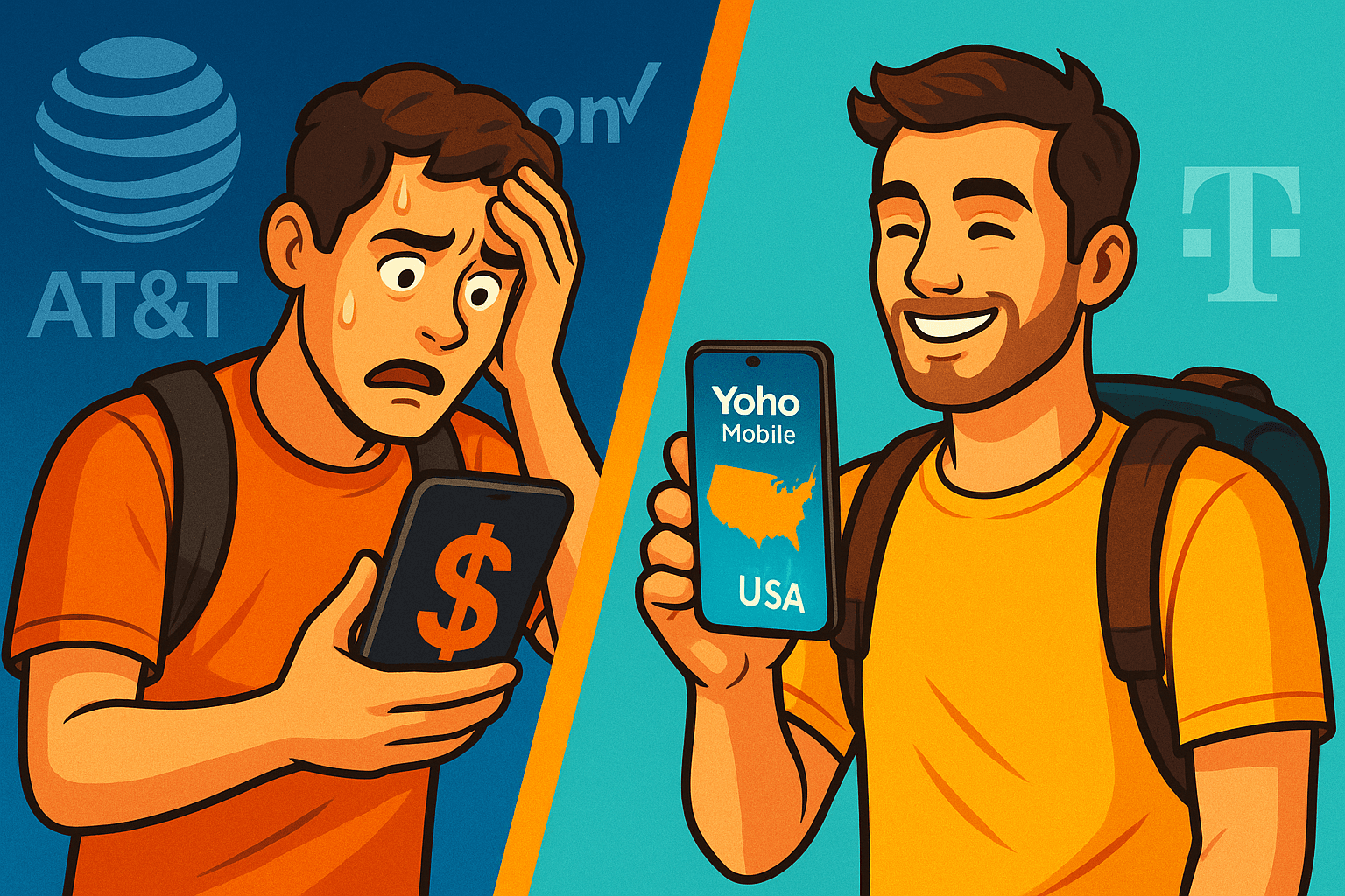 USA Roaming Plans vs. Yoho Mobile eSIM: 2026 Cost Guide