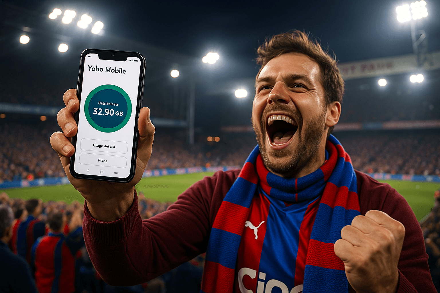 Crystal Palace eSIM: Stay Connected at Selhurst Park | Yoho Mobile