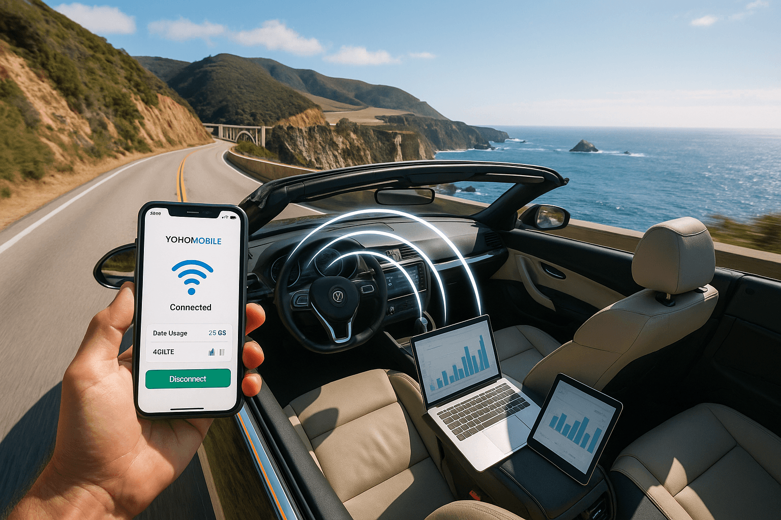Rental Car Wi-Fi vs. eSIM Hotspot: 2025 Road Trip Cost Guide