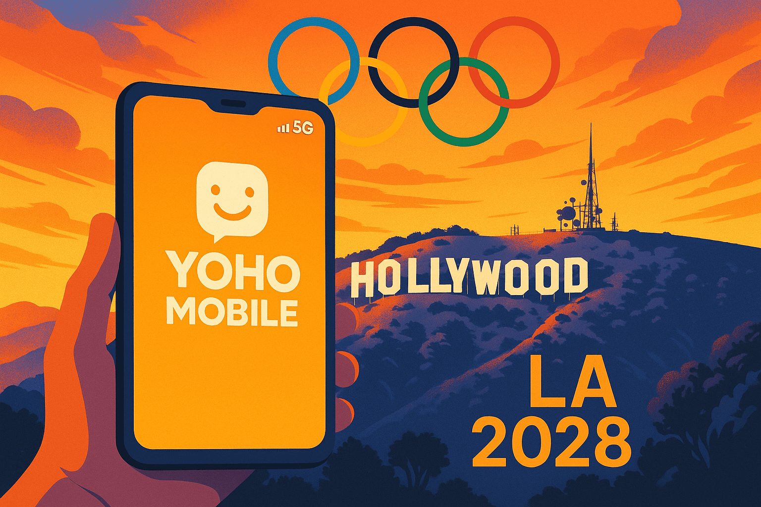 eSIM for LA Olympics 2028: Get Your USA Data Plan | Yoho Mobile