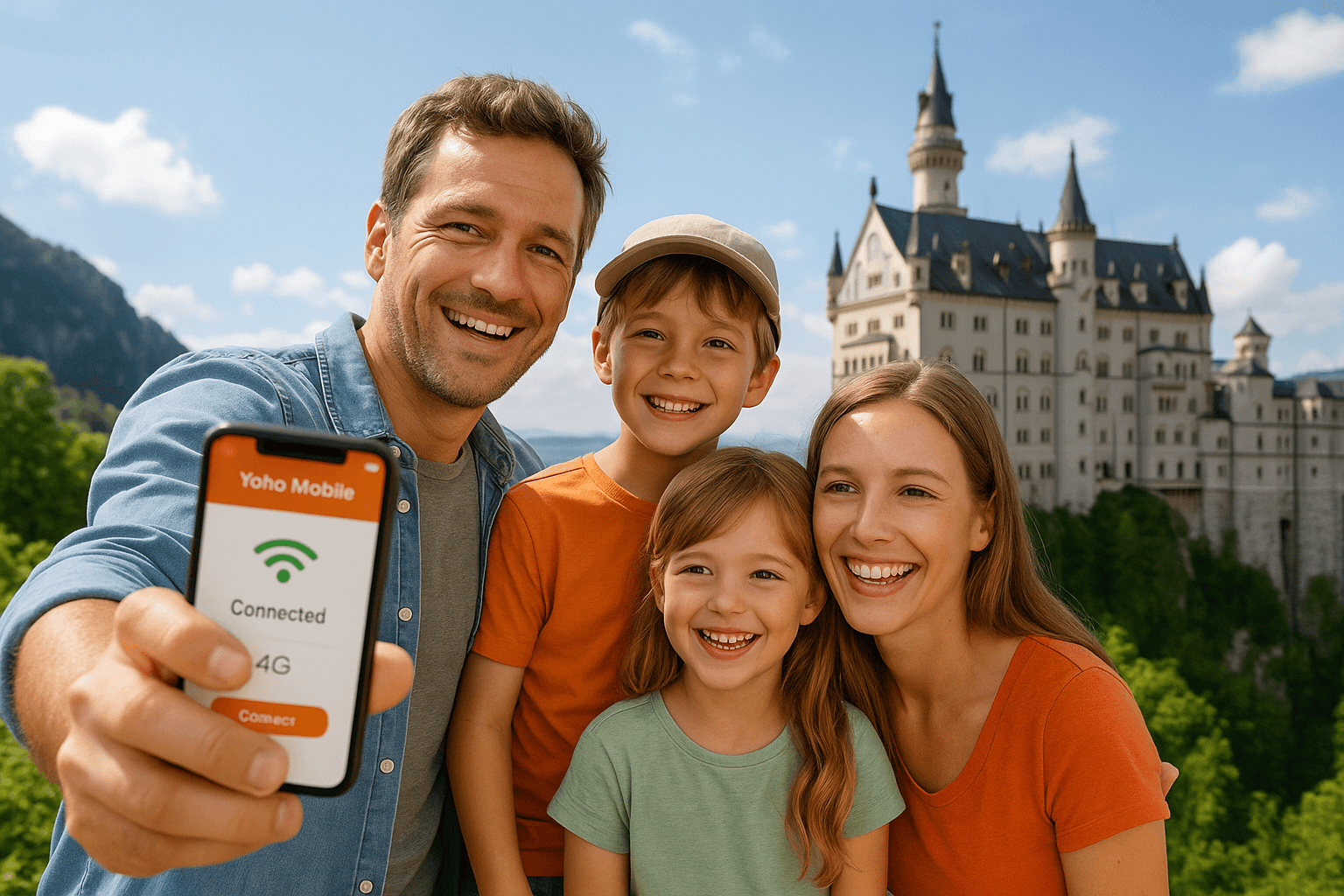 Family eSIM for Bavaria, Germany 2025 | Yoho Mobile Europe Plan