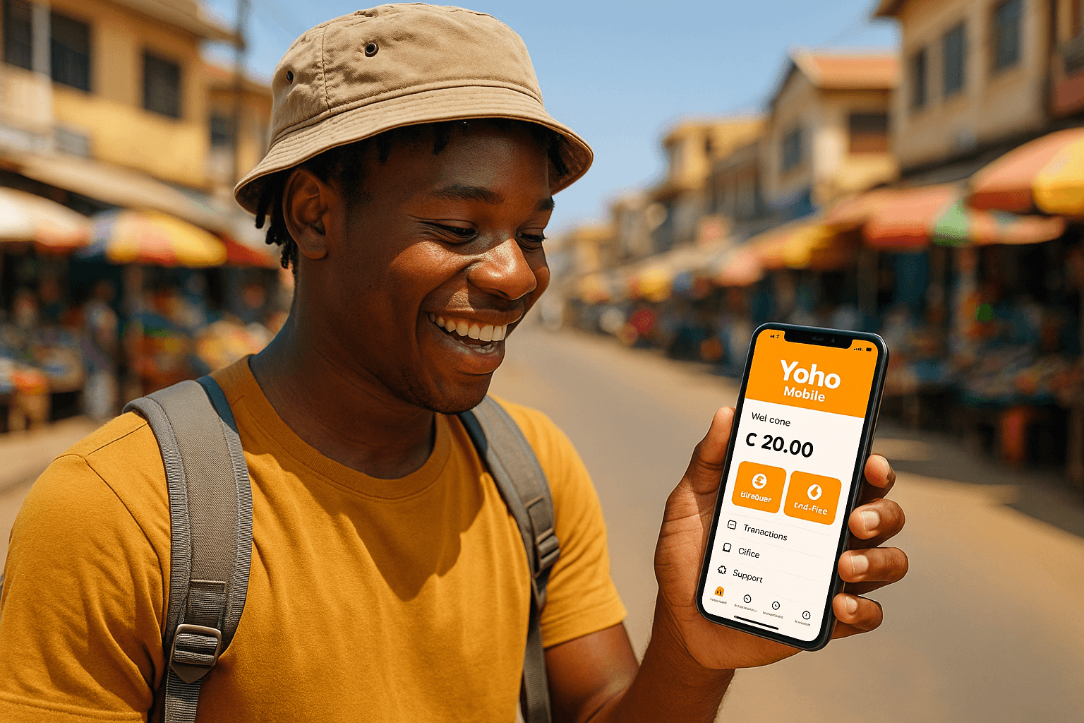 eSIM for Ghana | Instant Travel Data with Yoho Mobile