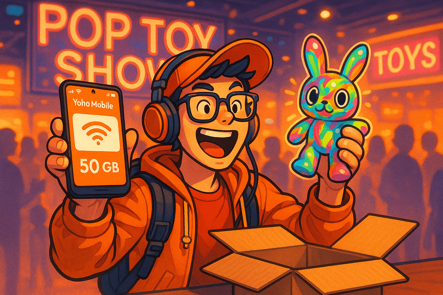 eSIM for Pop Toy Show 2025: Stay Connected with Yoho Mobile