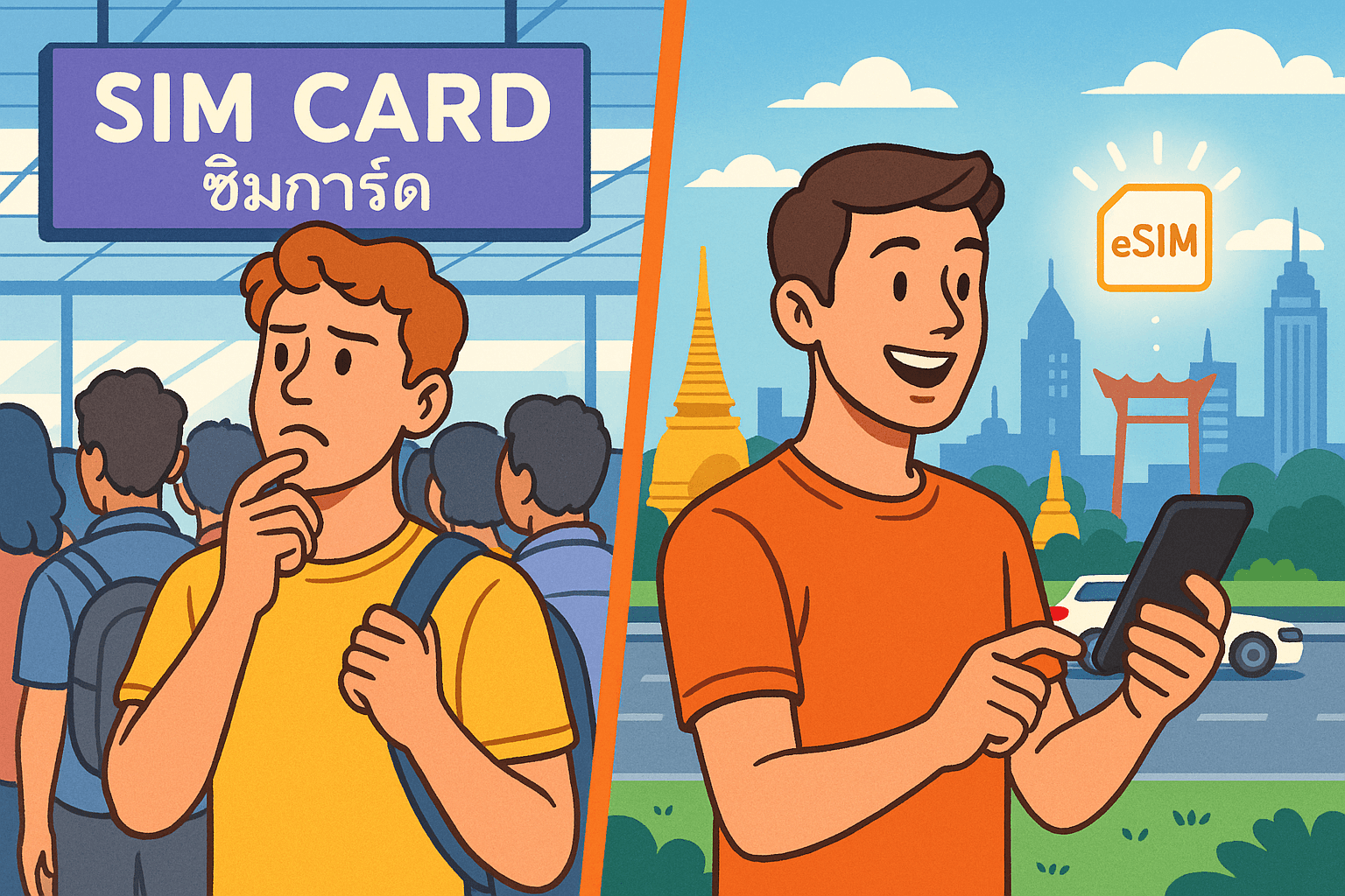 eSIM vs Local SIM Thailand (2025): Which is Best for You?
