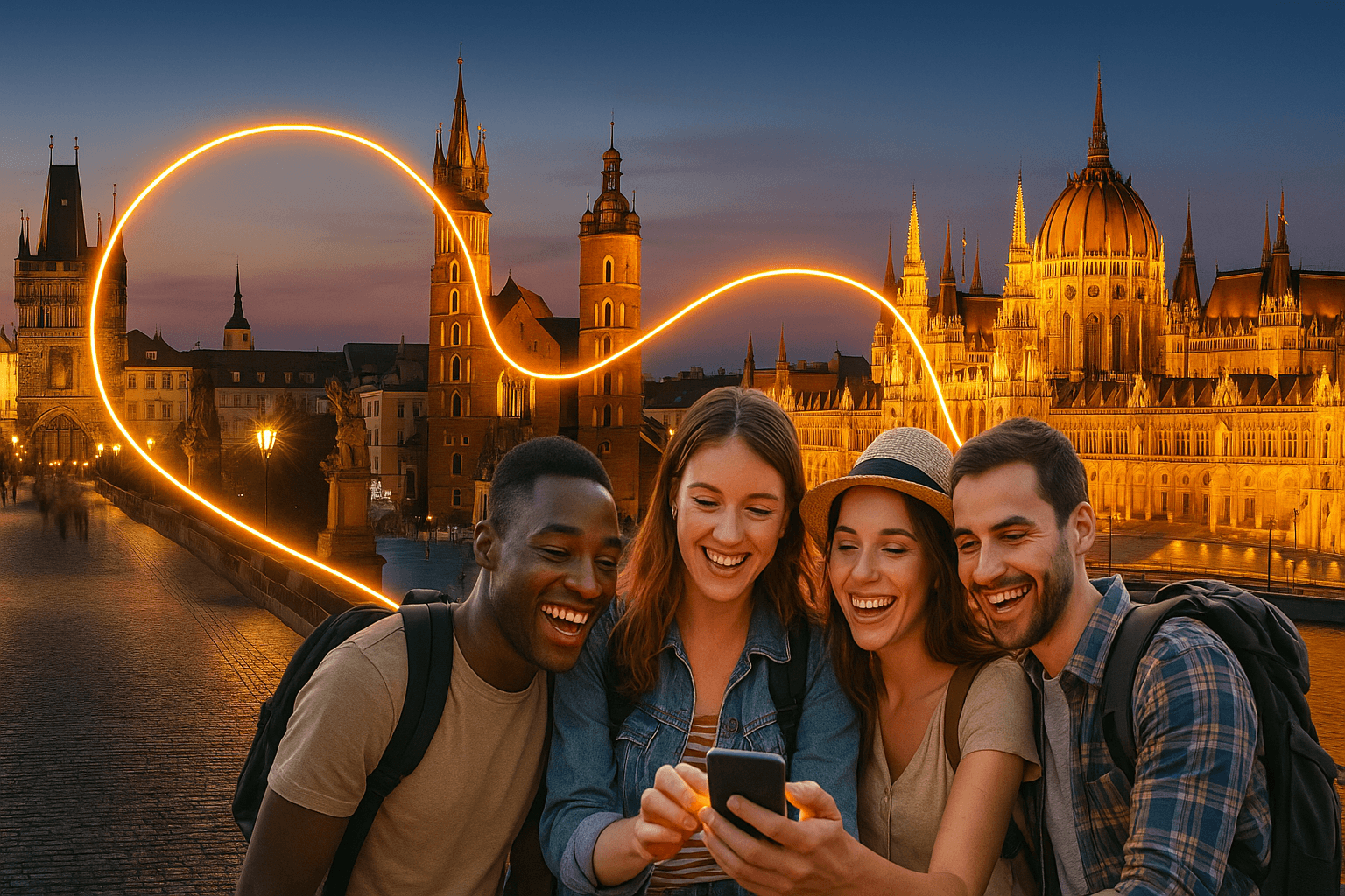 One eSIM for Prague, Krakow & Budapest | Yoho Mobile