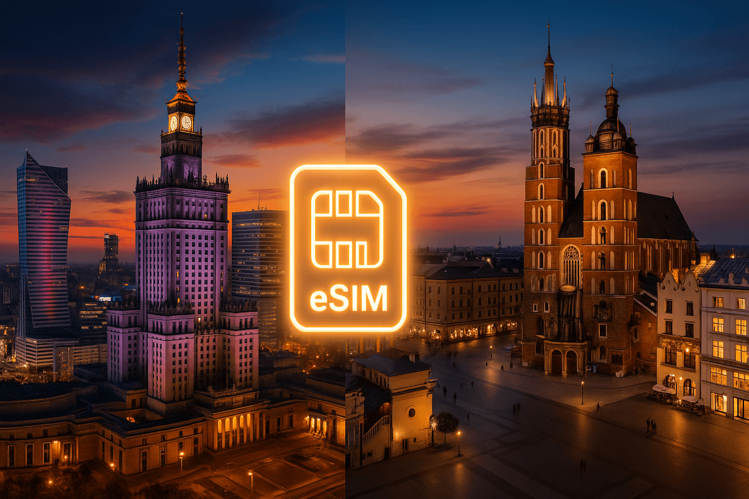 eSIM for Poland 2025: Data Plans for Warsaw & Krakow | Yoho