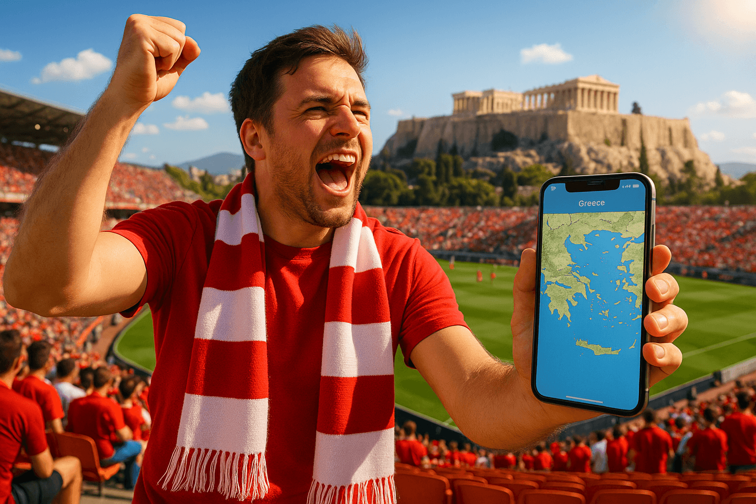 eSIM Guide for Greece: Football Fans & Island Hopping