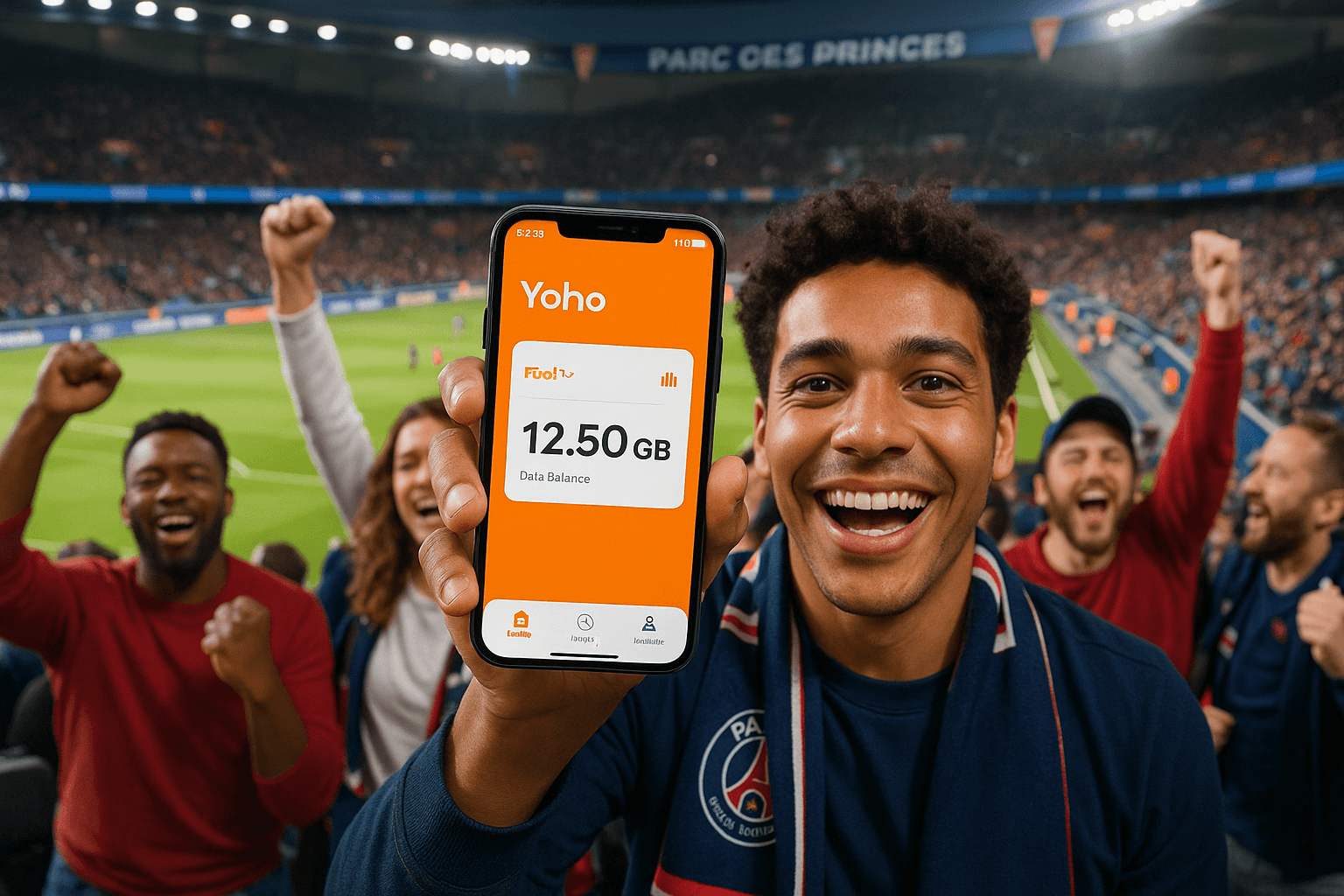 Perfect eSIM for PSG Match in Paris | Yoho Mobile France Data
