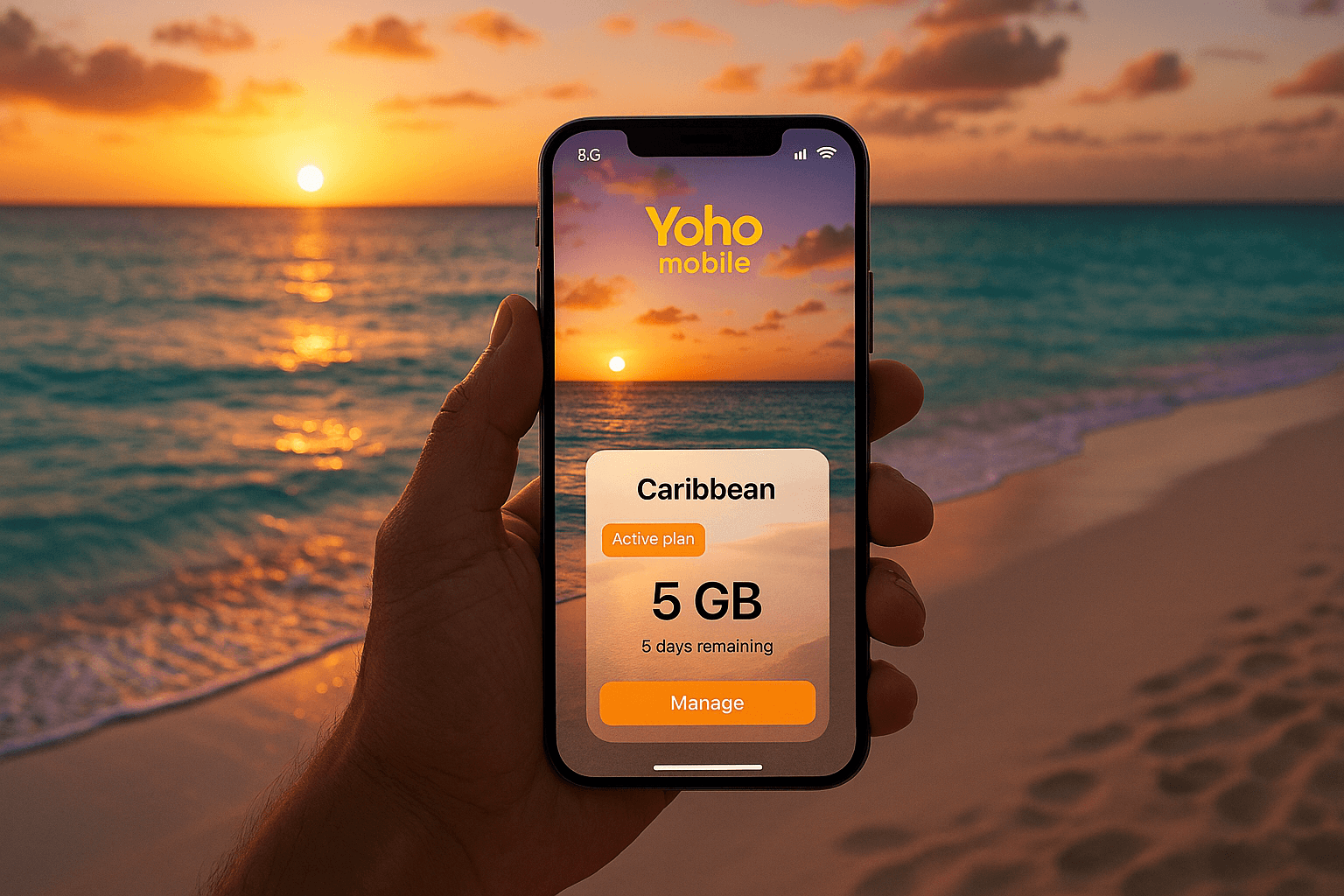eSIM for Turks and Caicos | Instant Data Plans | Yoho Mobile