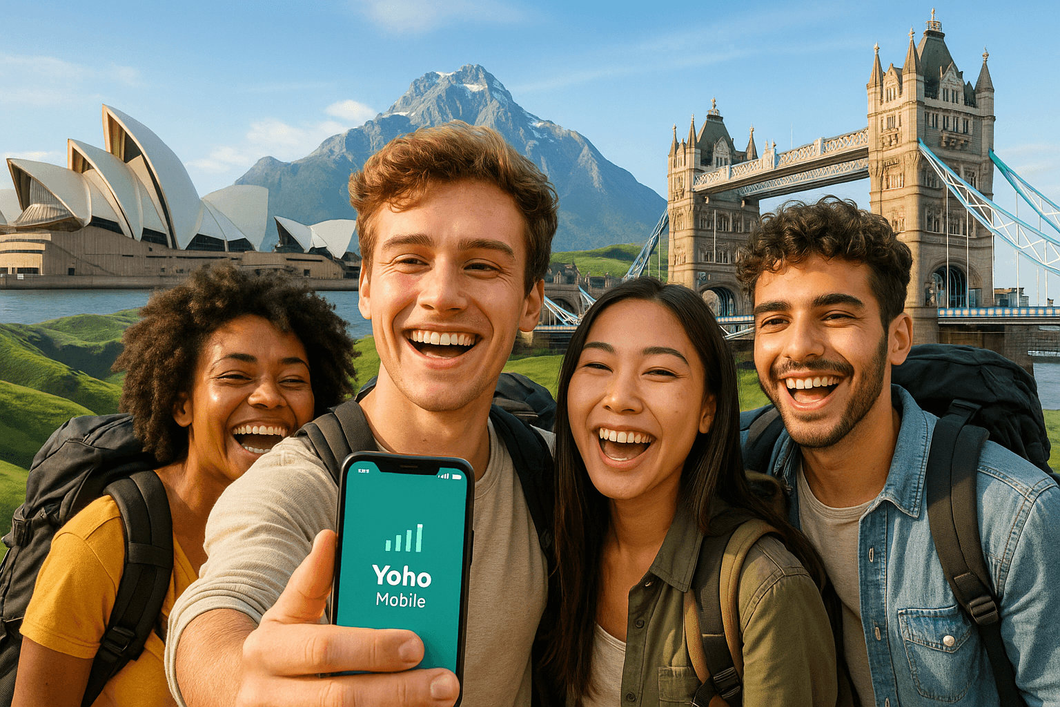 eSIM for Working Holiday Visa (WHV) Holders in AUS, NZ, CAN, UK | Yoho