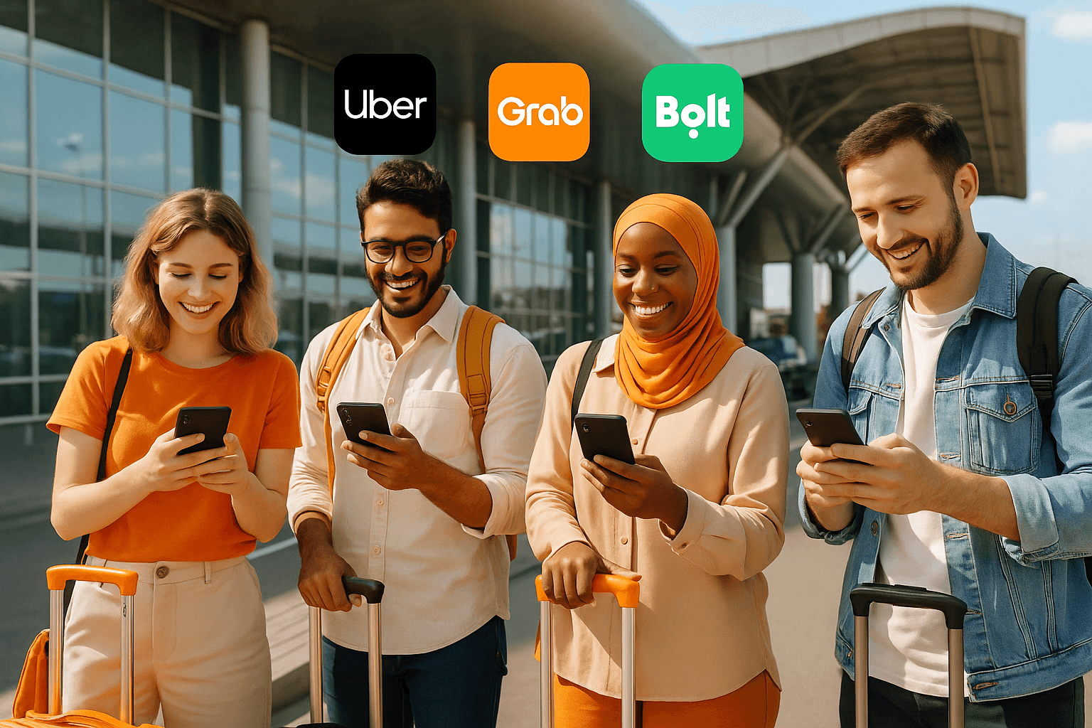 Uber vs. Grab vs. Bolt: Traveler's Guide to Ridesharing Apps
