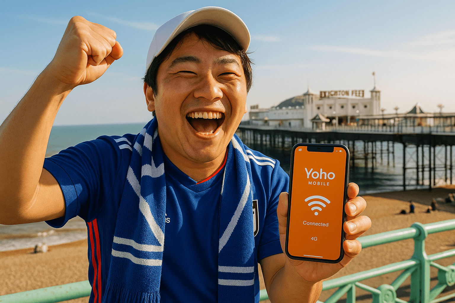 Best UK eSIM for Japanese Brighton Fans | Yoho Mobile