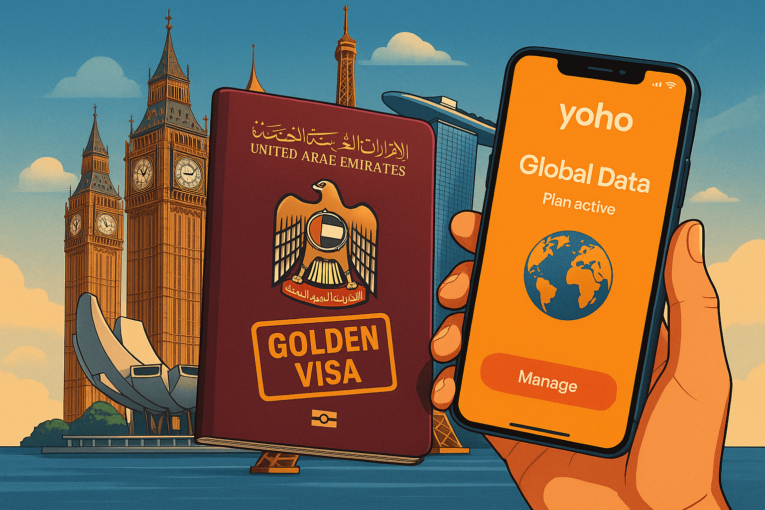 Global eSIM for UAE Golden Visa Holders | Yoho Mobile (2025)