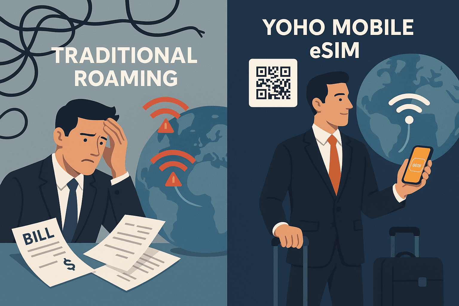 Corporate Roaming vs. eSIMs: A 2025 Cost Analysis for Business Travel