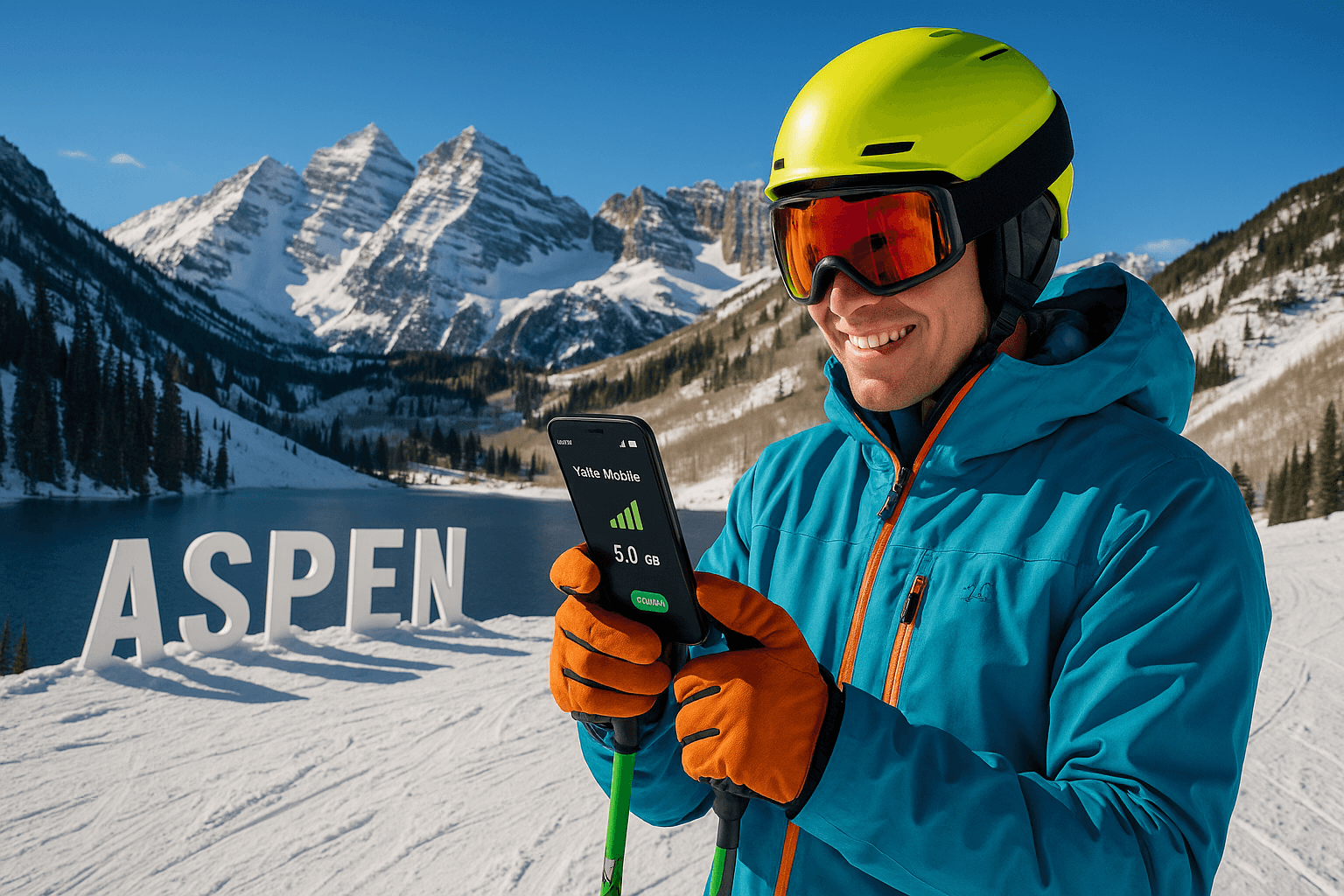 Best eSIM for USA Ski Trip to Aspen & Vail 2025 | Yoho Mobile