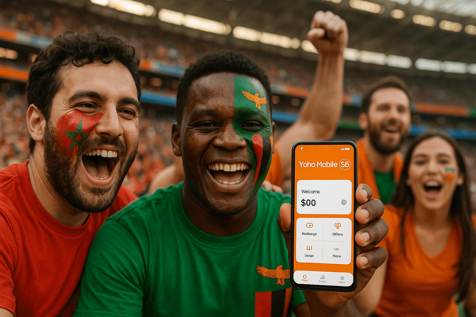 eSIM for Africa Cup of Nations | Morocco & Zambia | Yoho Mobile