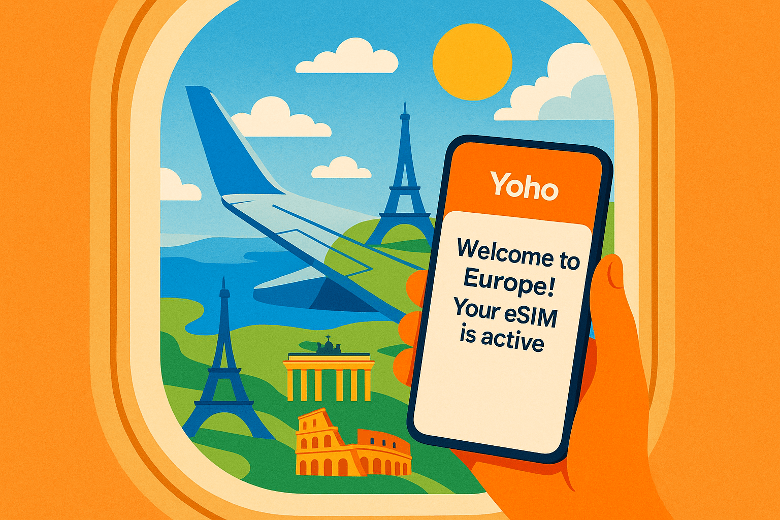KLM to Europe Connectivity Guide: eSIM vs. Roaming on Arrival