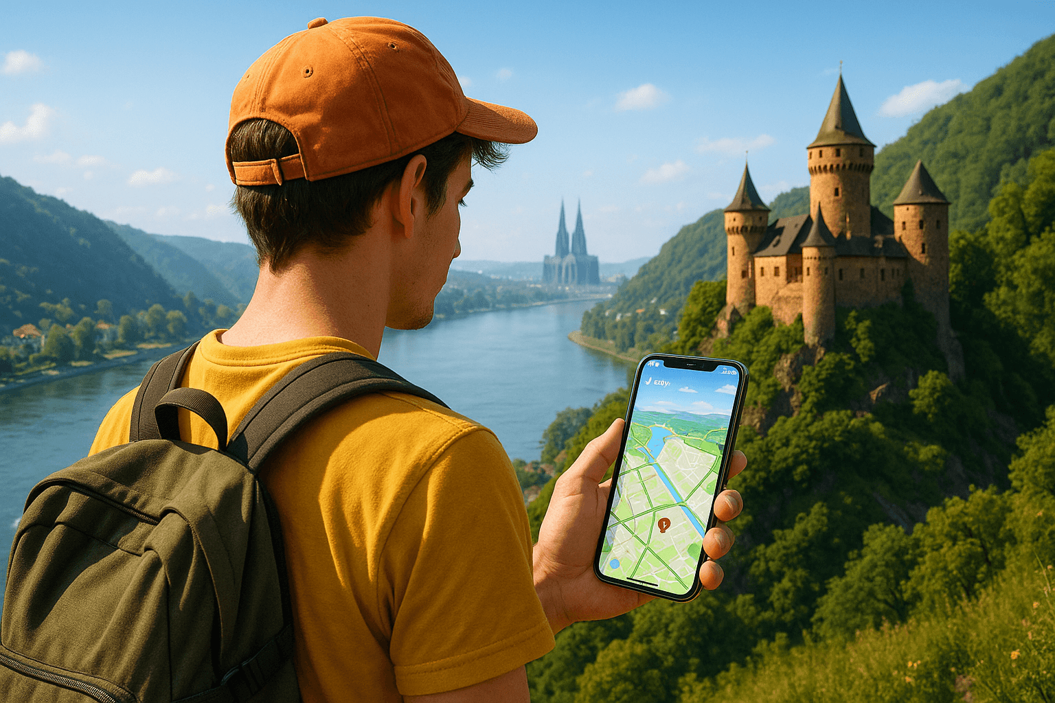 eSIM for Germany: Mainz to Cologne Rhine & Bundesliga Trip Guide