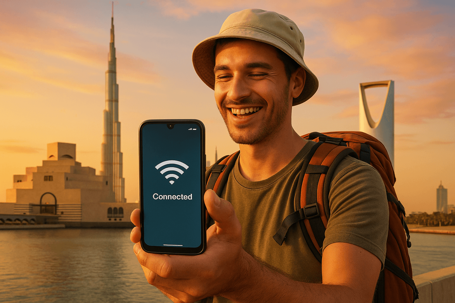 eSIM for Middle East Travel 2025 | UAE, Qatar, Saudi Arabia