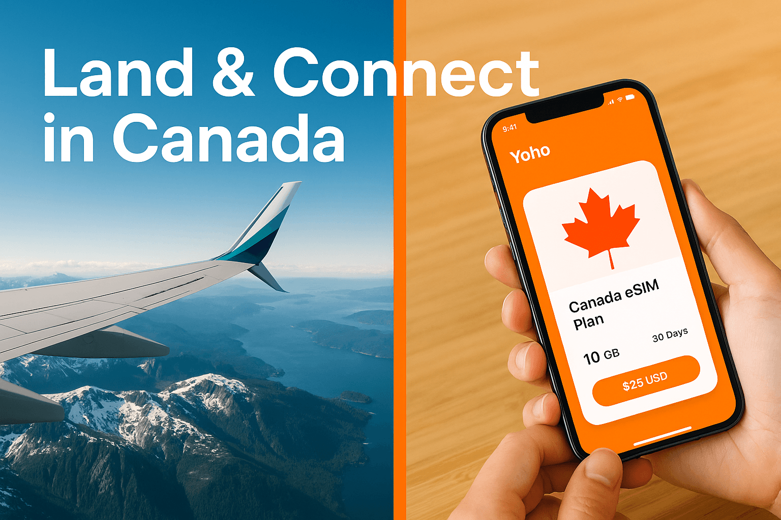 Flying to Canada? Get Online Instantly on Landing | eSIM Guide