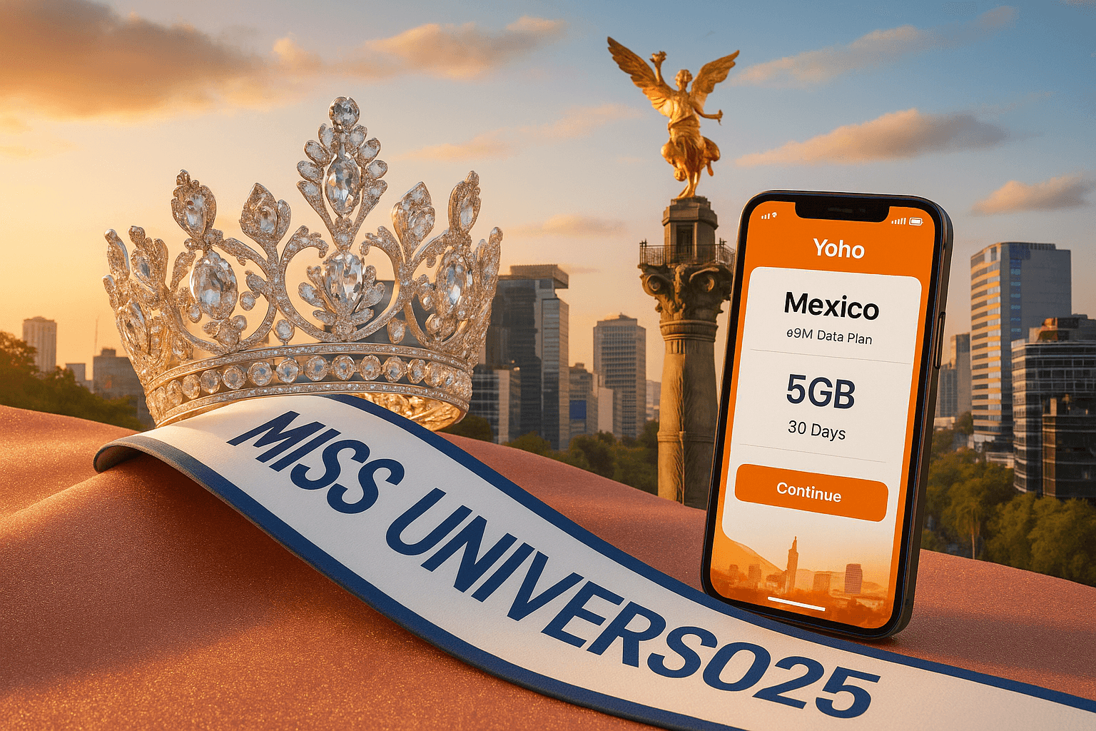 Best eSIM for Miss Universe 2025 in Mexico | Yoho Mobile