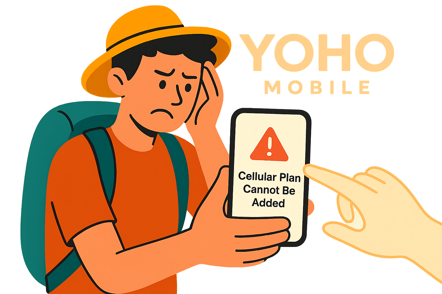Fix 'Cellular Plan Cannot Be Added' eSIM Error | Yoho Mobile