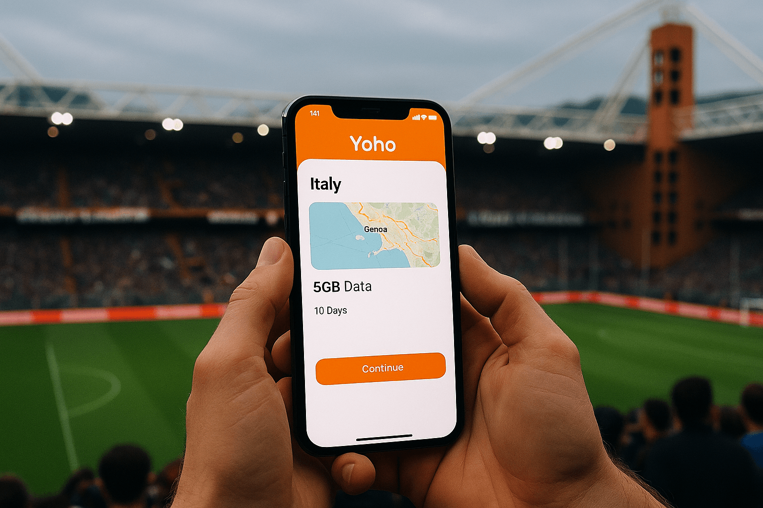eSIM for Genoa vs Juventus: Stay Connected in Italy | Yoho Mobile
