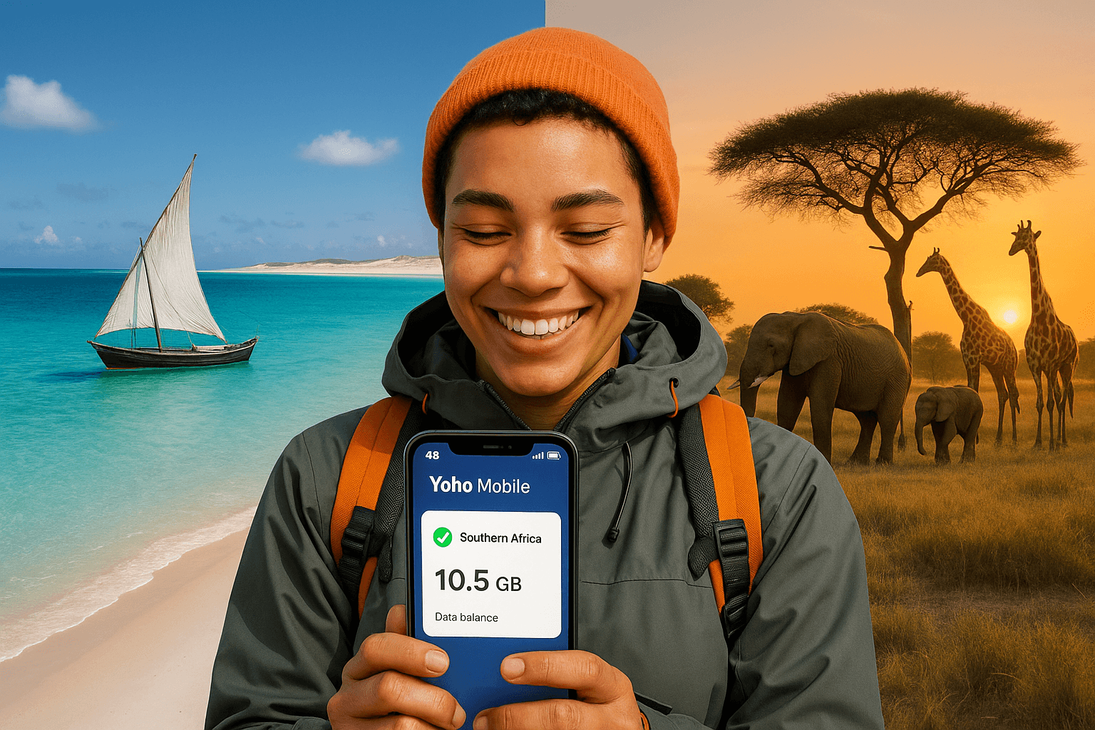 eSIM for Mozambique & Botswana | Southern Africa Data Plan | Yoho Mobile