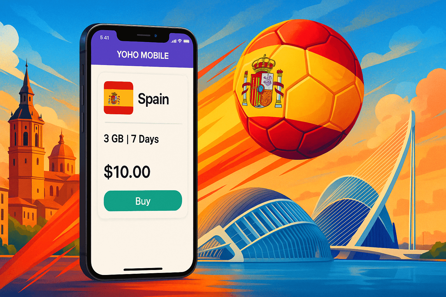 eSIM for Osasuna vs Valencia: La Liga Spain Trip Data | Yoho