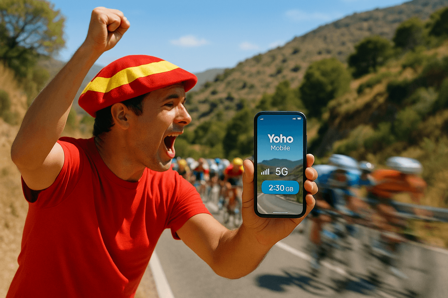 eSIM for Vuelta a España 2025: Stay Connected with Yoho Mobile