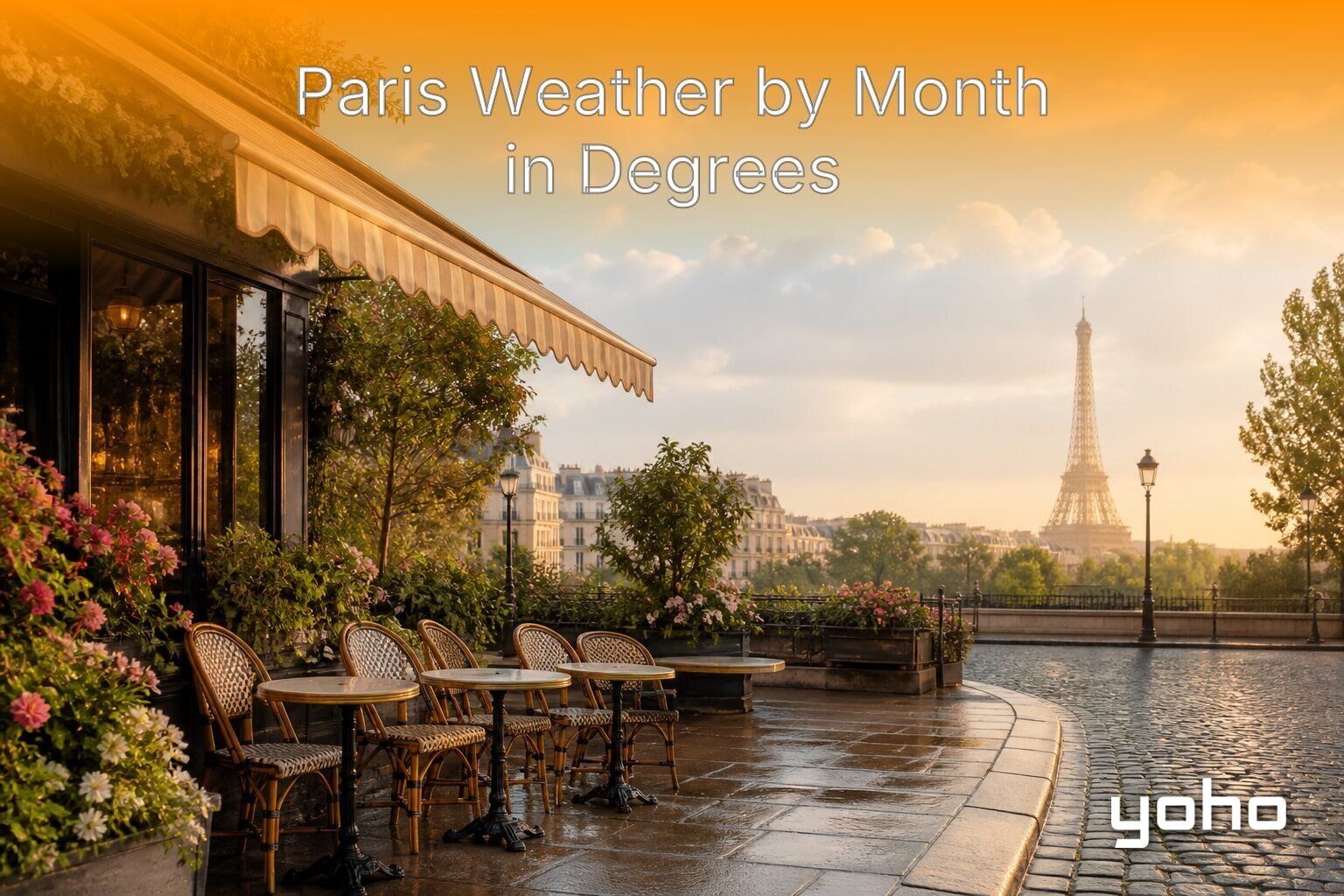 Paris Weather by Month in Degrees