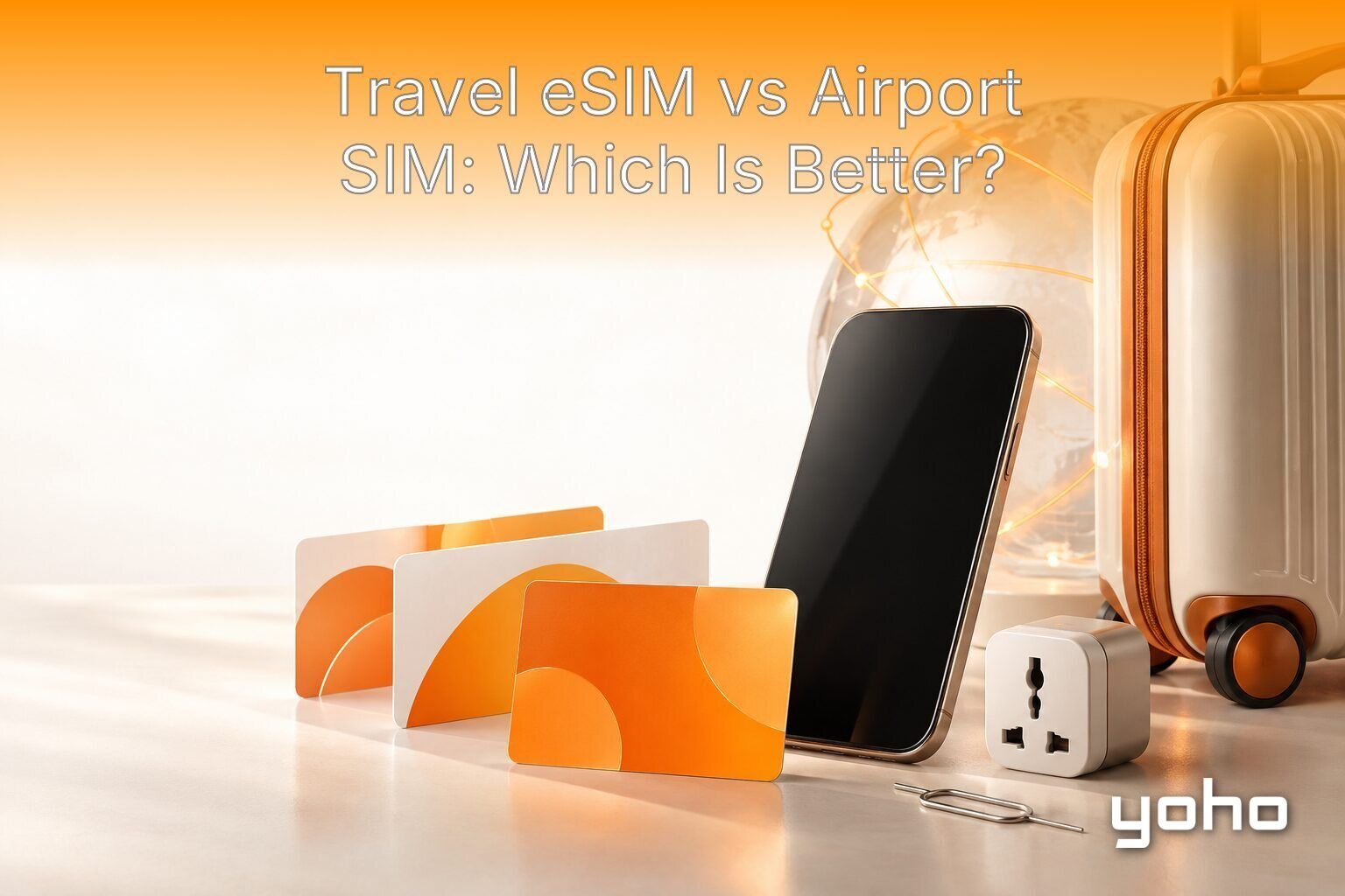 eSIM de viaje vs. SIM de aeropuerto: ¿cuál es mejor?