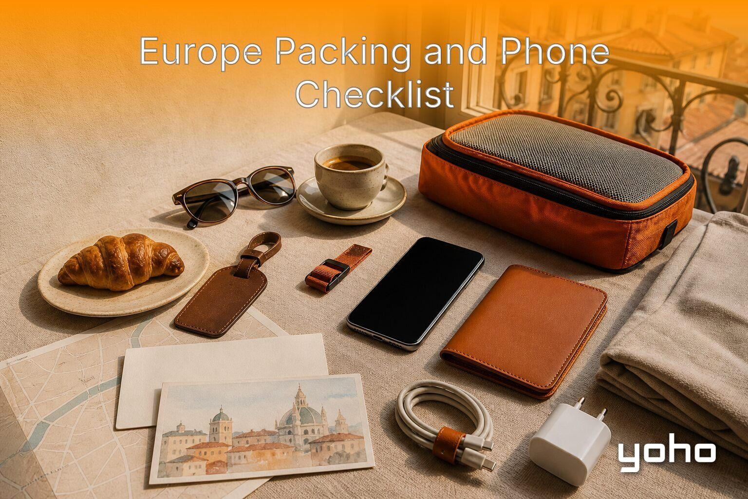 Europe Packing and Phone Checklist
