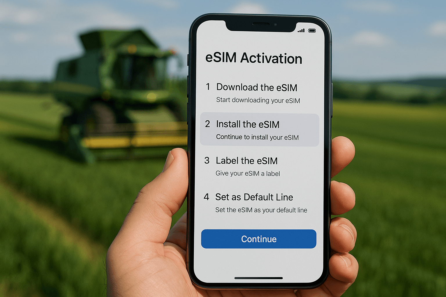 Close-up of a smartphone 