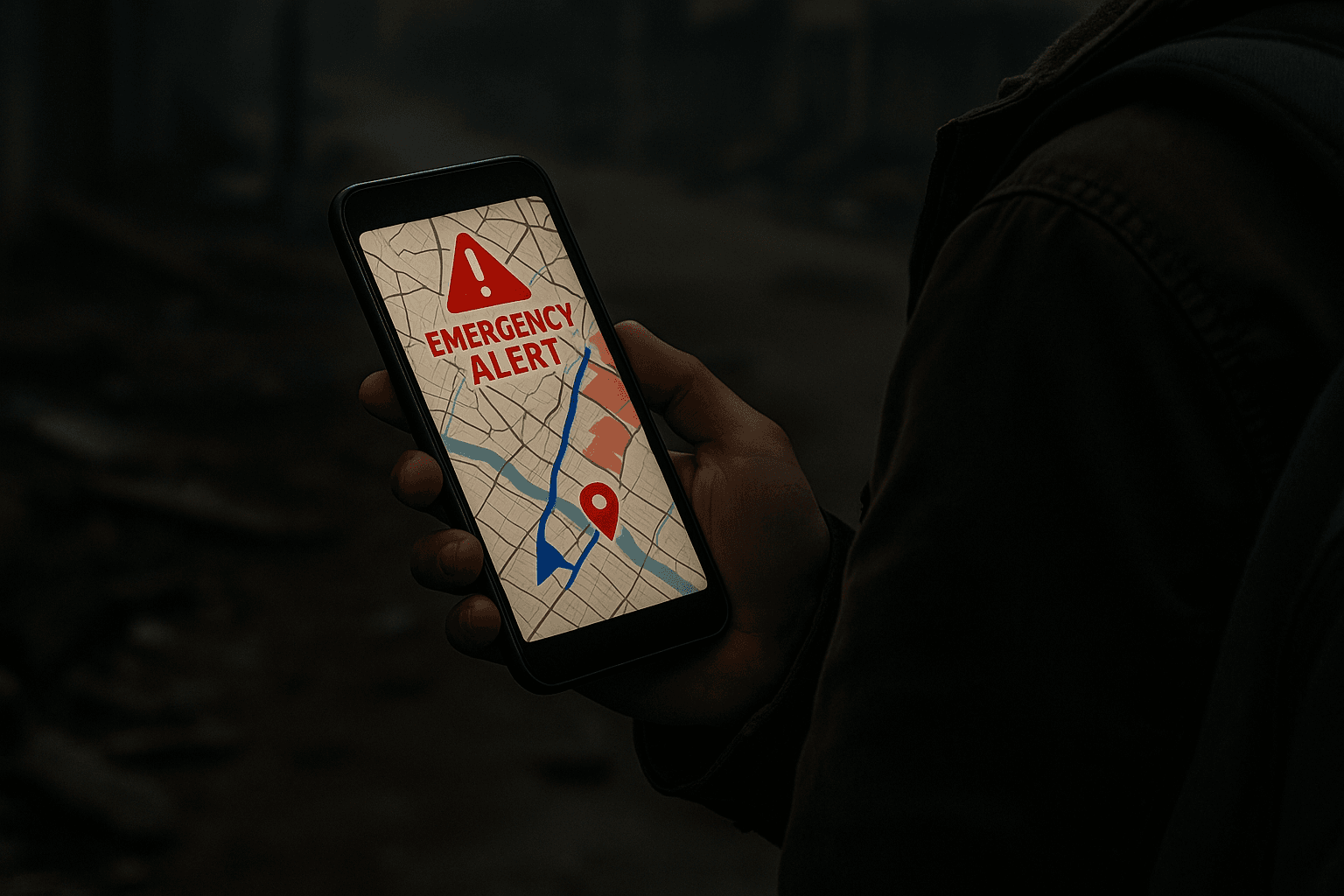 Traveler Navigates Post-Disaster