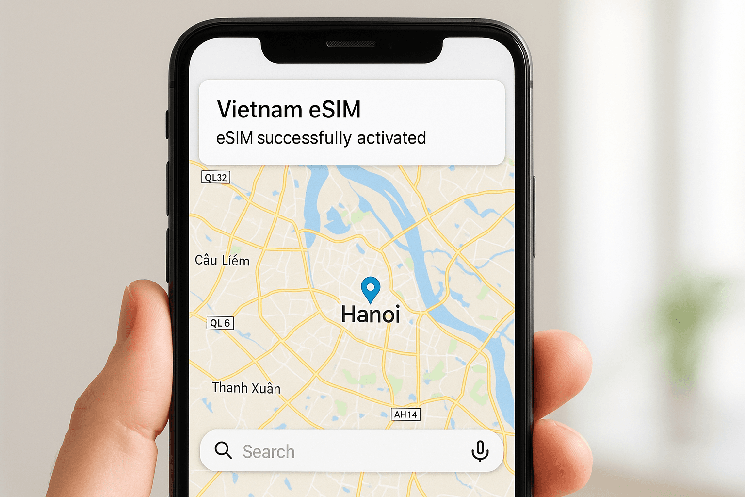 Vietnam eSIM Activation Success