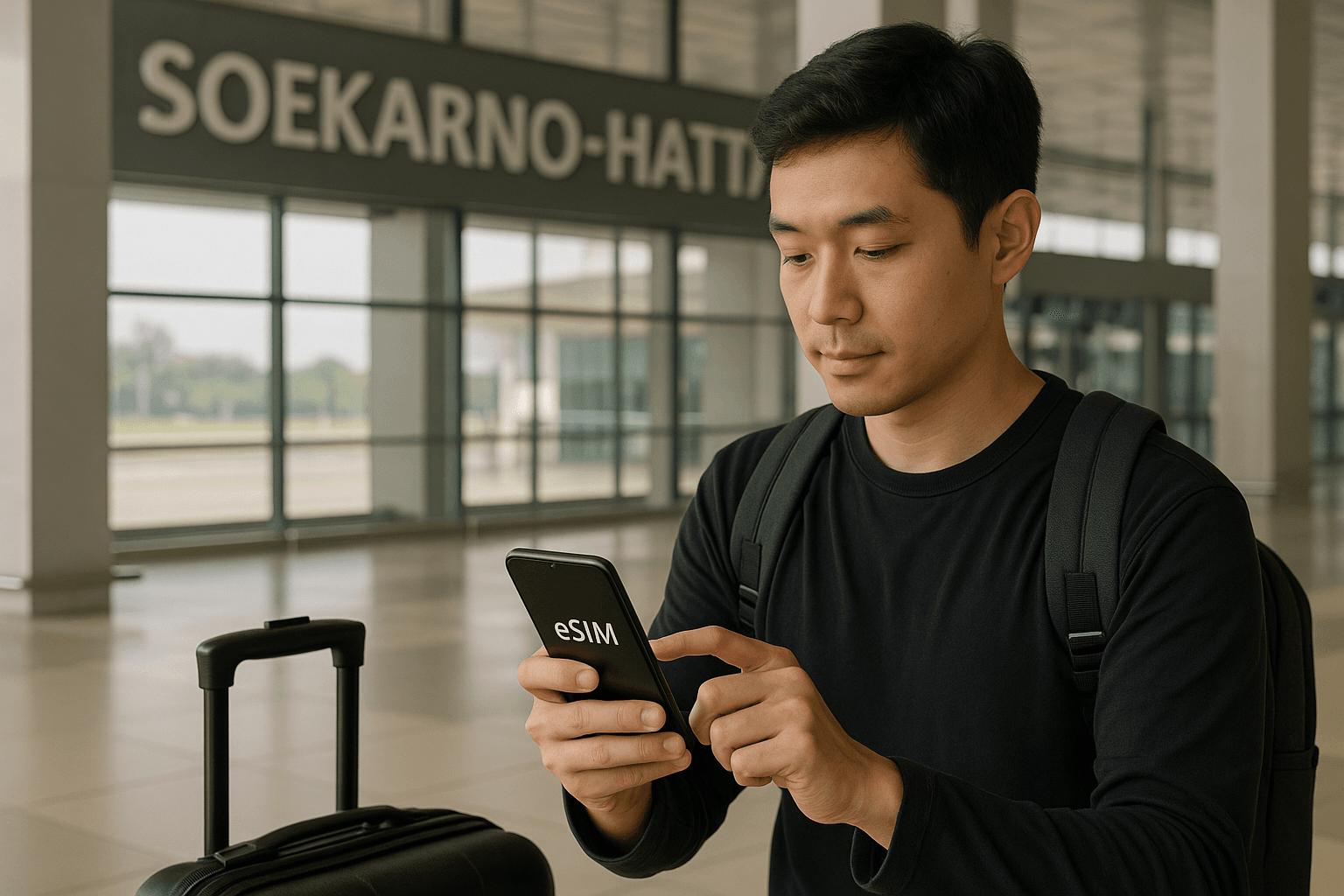 Activating eSIM at Airport