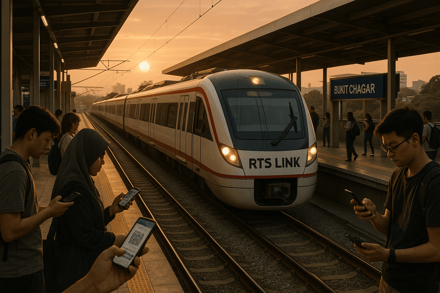 Bukit Chagar Sunset Scene